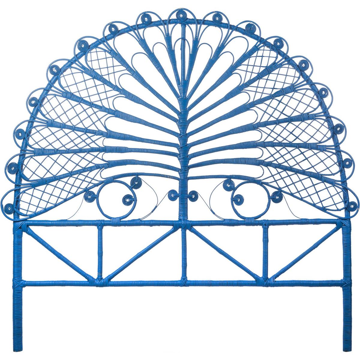 LA MIMBRESIA - Respaldo 140x150x5 cm azul