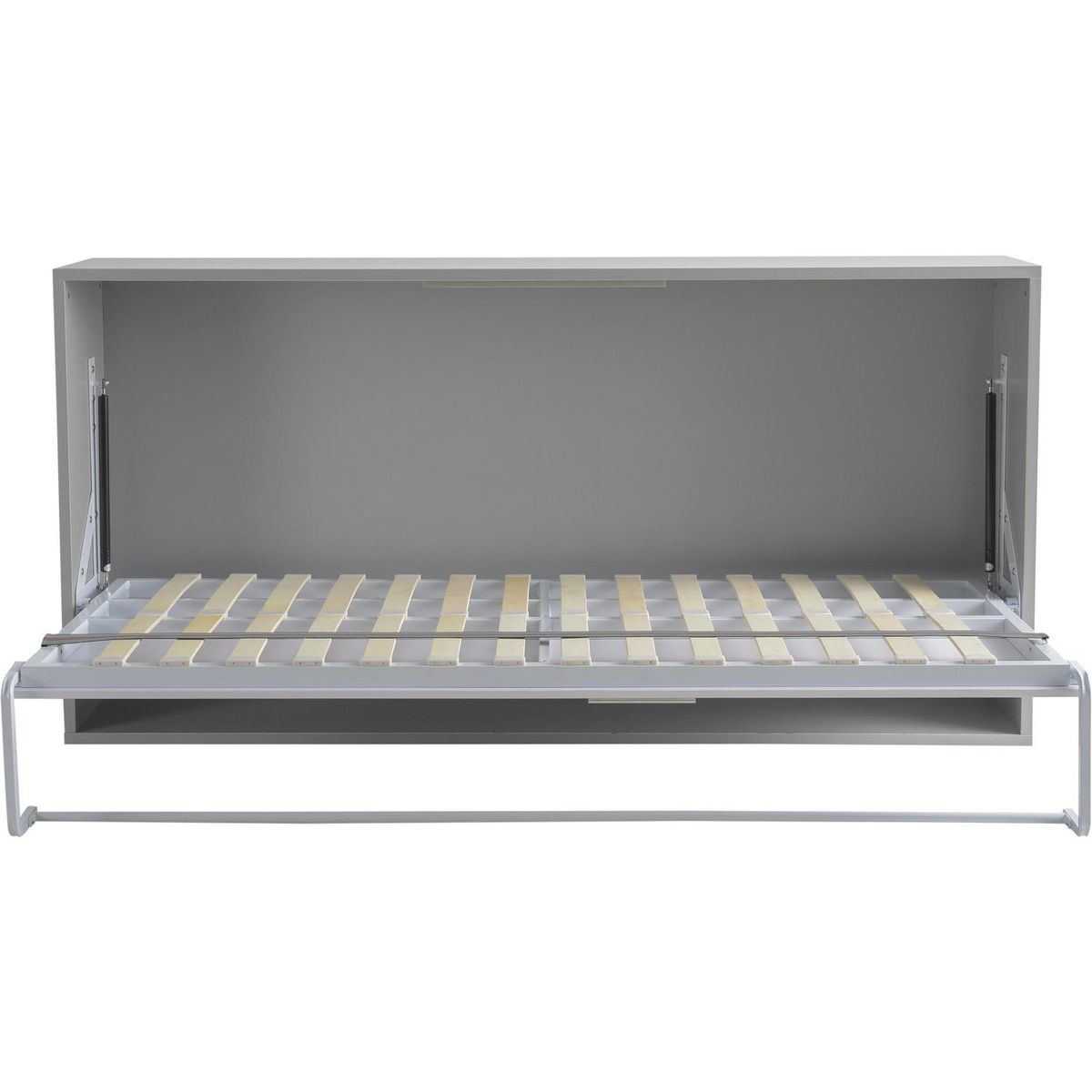 HOMY - Cama 1 plaza Infantil Abatible Blanco/gris