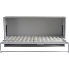 HOMY - Cama abatible gris y blanco