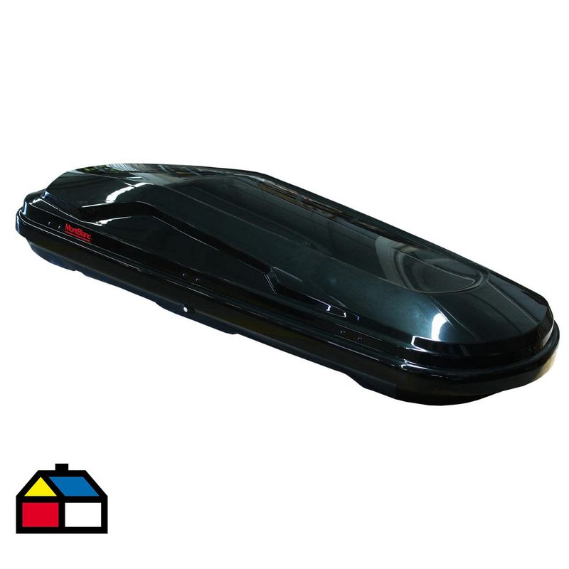 MONT BLANC - Caja portaequipaje 337 litros plástico ABS negro.