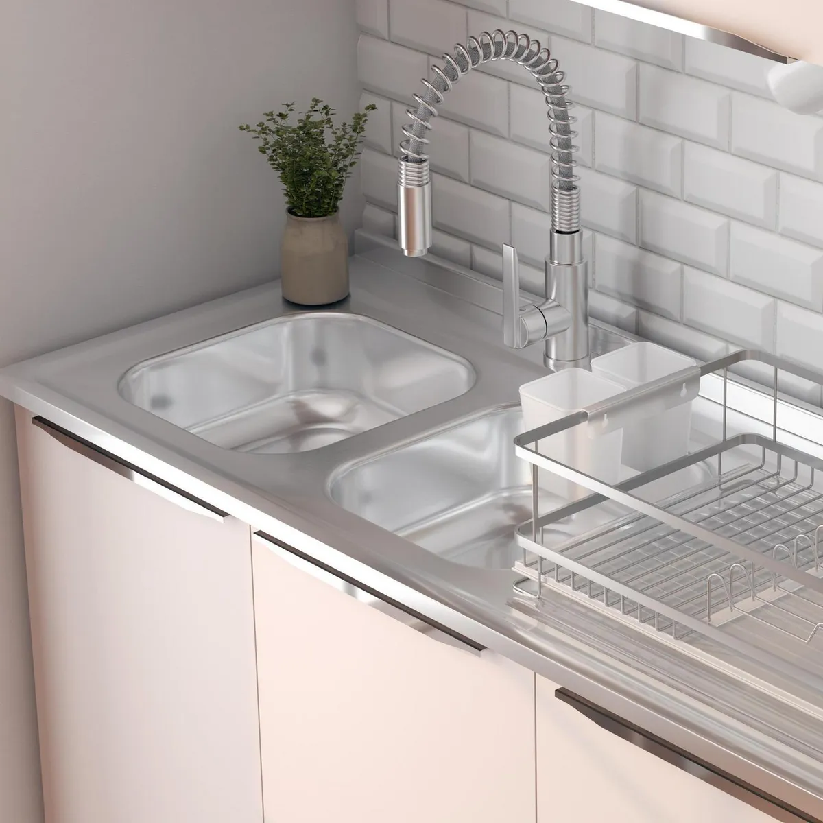 TEKA - Monomando para Lavaplatos Gris