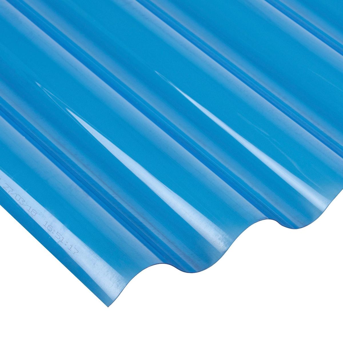 DVP - Plancha Policarbonato Ondulada 0.5 mm 81x300 cm Azul