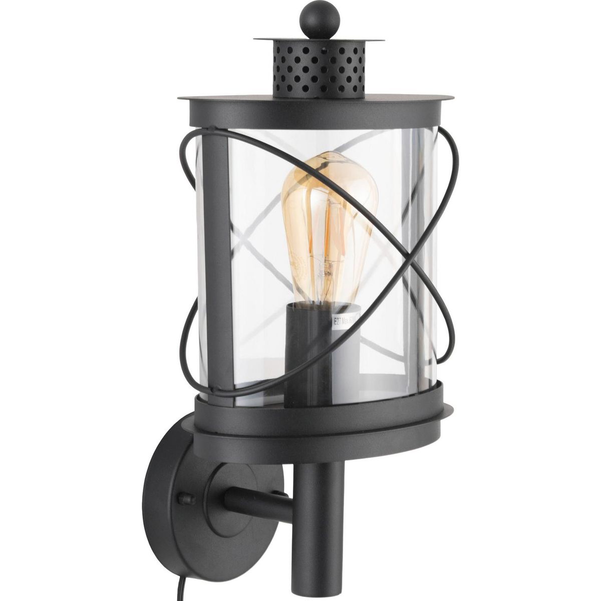 EGLO - Apliqué Hilburn Acero Negro