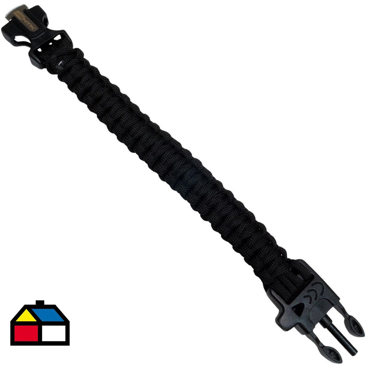 NAUTIKA - Pulsera Supervivencia Negro