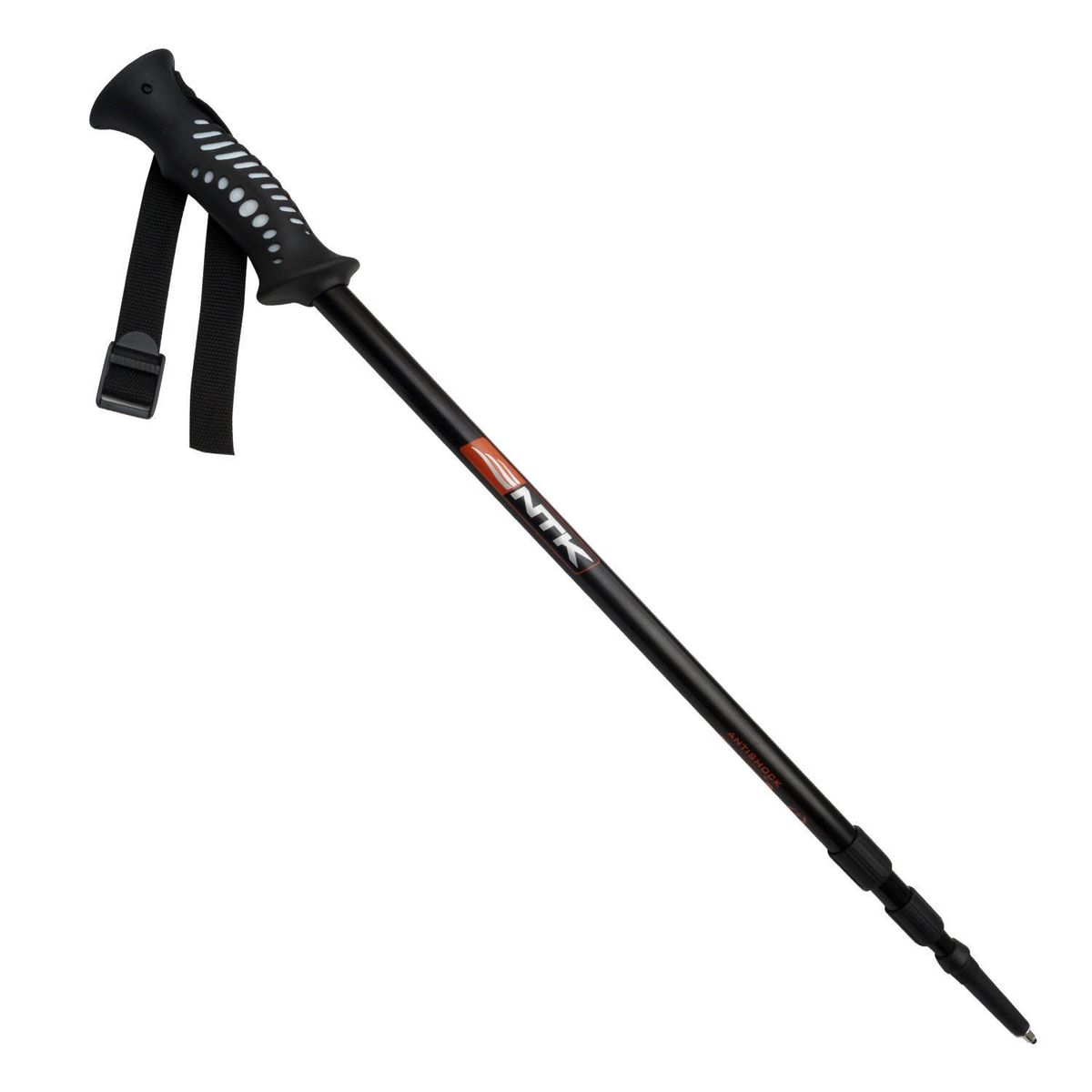 NAUTIKA - Baston de trekking Negro