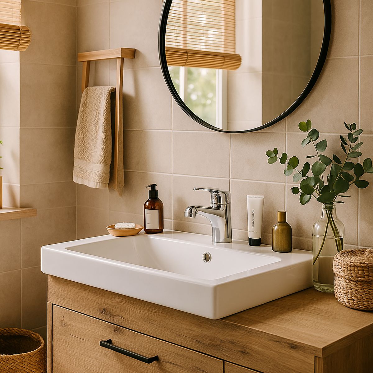 TEBISA - Monomando para Lavamanos Crono Cromado