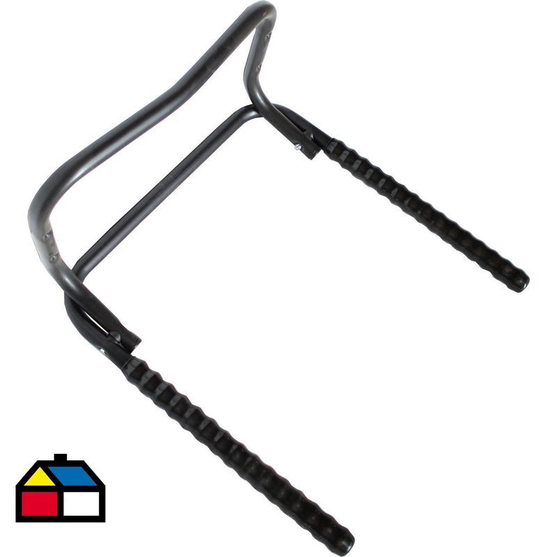 MONT BLANC - Colgador mural para bicicleta metal negro.