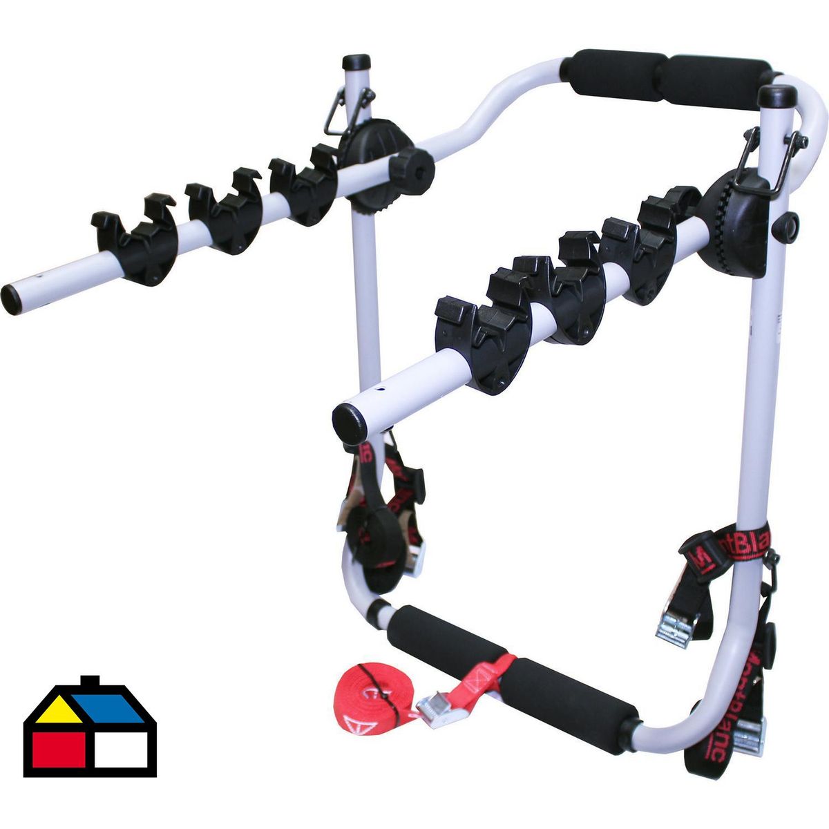 Portabicicletas Universal Mont Blanc 3 Bicicletas Sedan Negro, marca MONT BLANC - Foto Principal