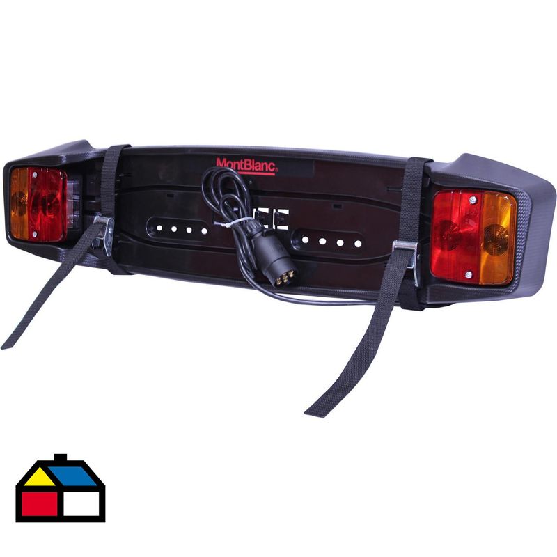 MONT BLANC - Panel de luces para portabicicleta para coco