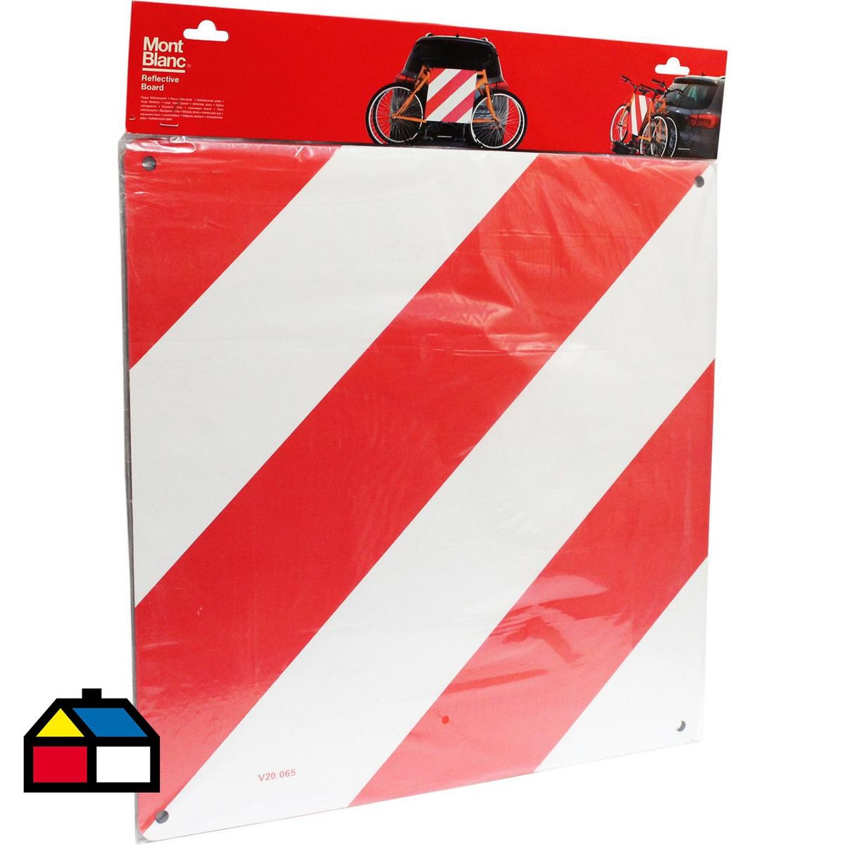 MONT BLANC - Placa Reflectante para Portabicicletas Mont Blanc 50 cm