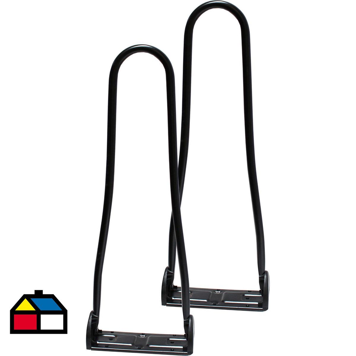 MONT BLANC - Porta Kayak Metálico Negro Mont Blanc para Techo de Auto 85 cm