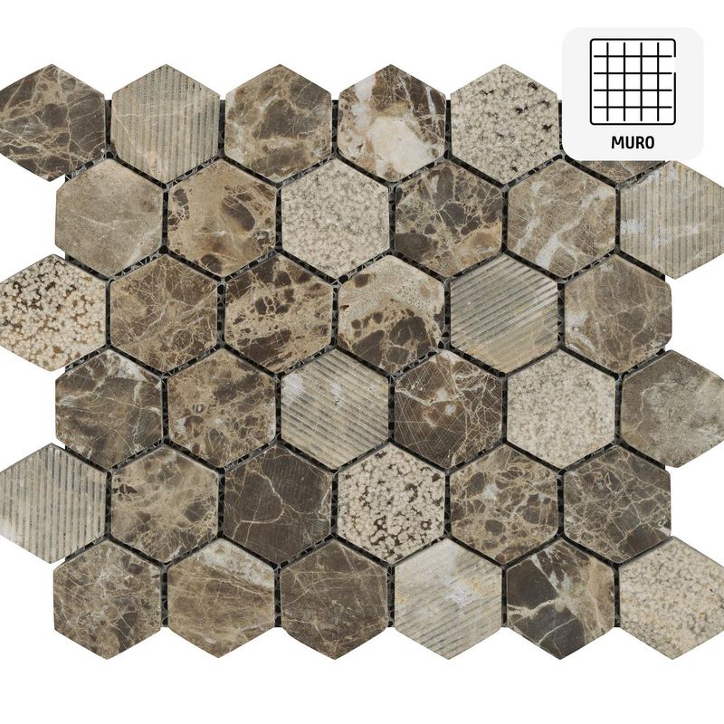 KLIPEN - Malla 30x30 cm hexagonal empalme mix