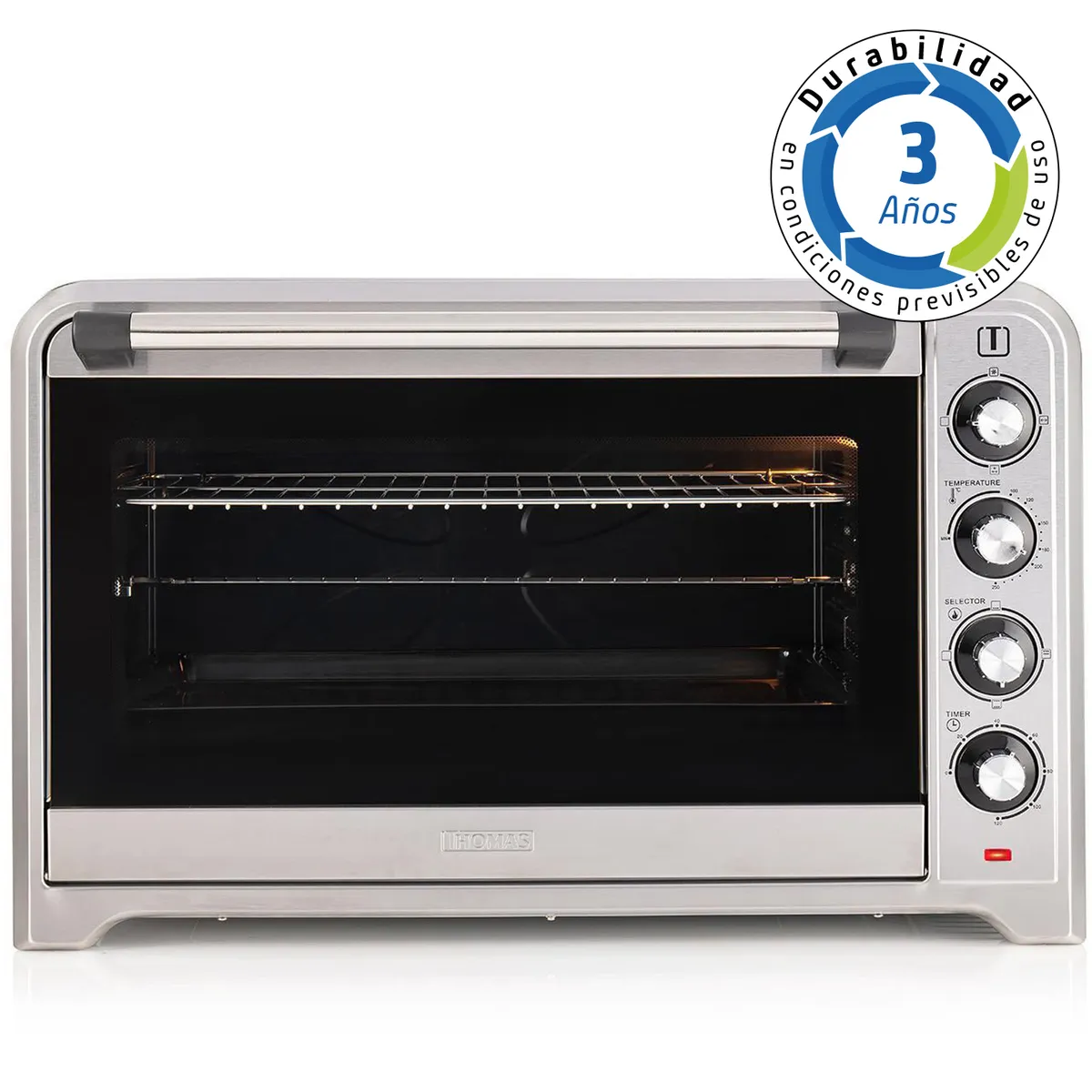 Horno eléctrico 100 litros inox, marca THOMAS - Foto Principal