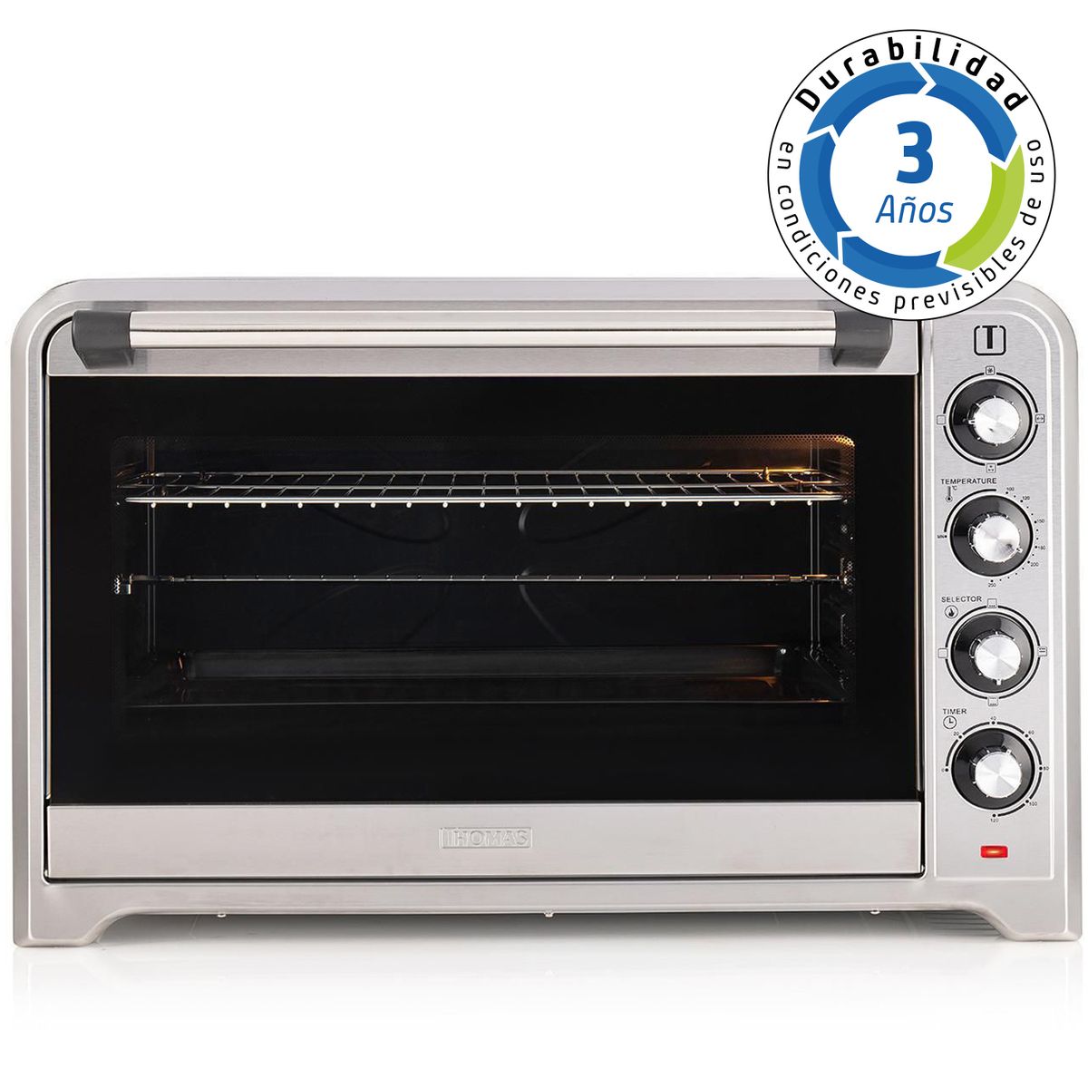 Horno eléctrico 100 litros inox, marca THOMAS - Foto Principal
