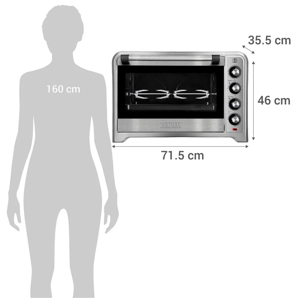 Thomas TH-100I 100 L Acero Inoxidable, foto 15