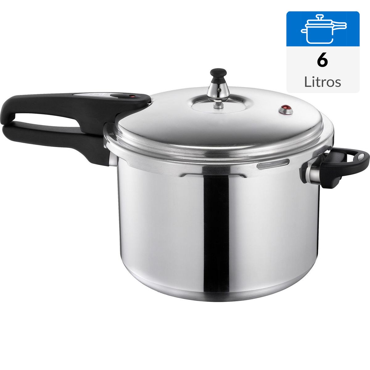 TEFAL - Olla a presión 6 Litros Aluminio Easy Pressure Cooker