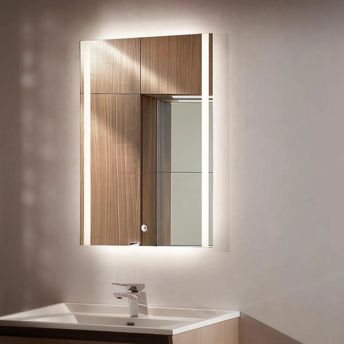 SENSI DACQUA - Espejo Berlin luz led touch reg 50X70 cm