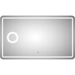 SENSI DACQUA - Espejo Milano con luz led y zoom 120X70 cm