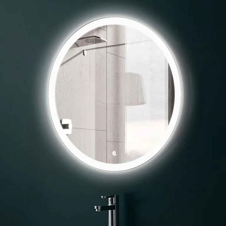 Espejo Nice redondo con luz led 59 cm