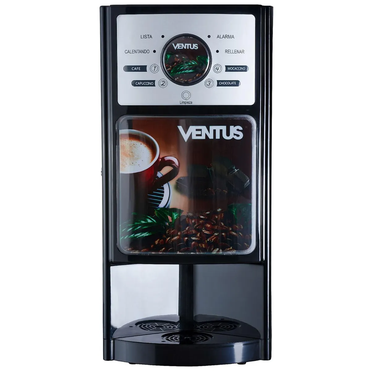VENTUS - Máquina Industrial de Café 5.2 l 1800 W Negro