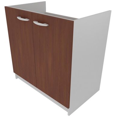 Base lavaplato 120 cm blanco/chocolate