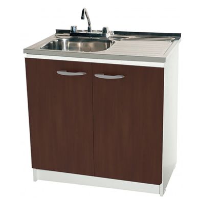Kit mueble para lavaplatos 79x80x49 cm Chocolate