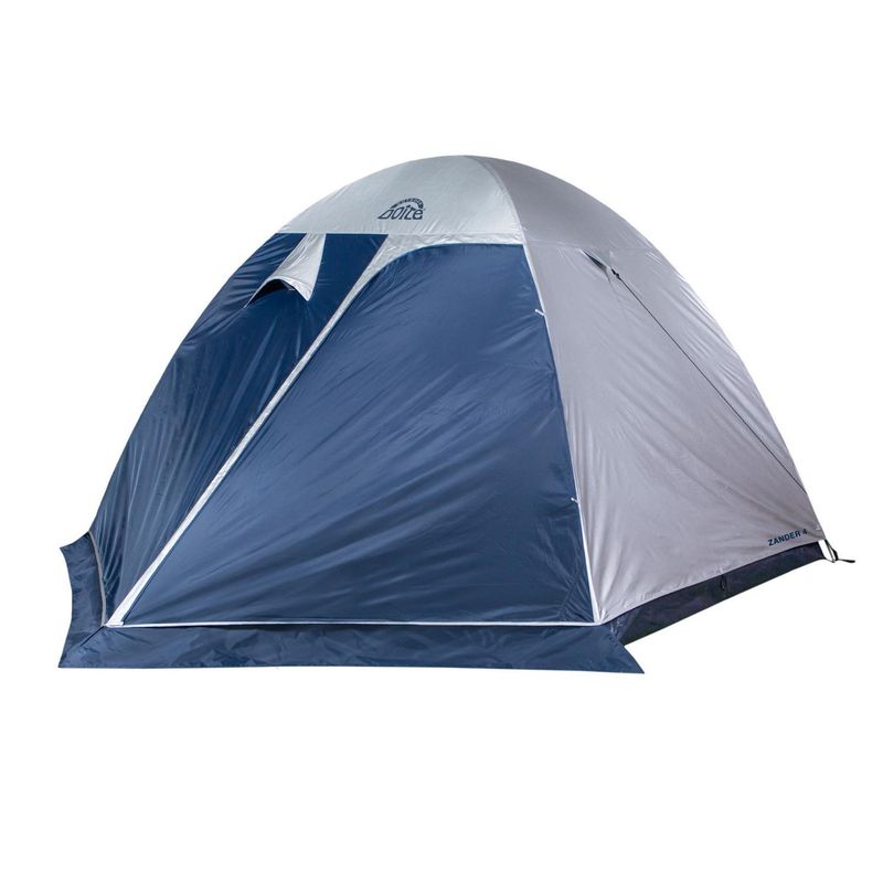 DOITE - Carpa Camping Zander 4 Personas Gris/Azul