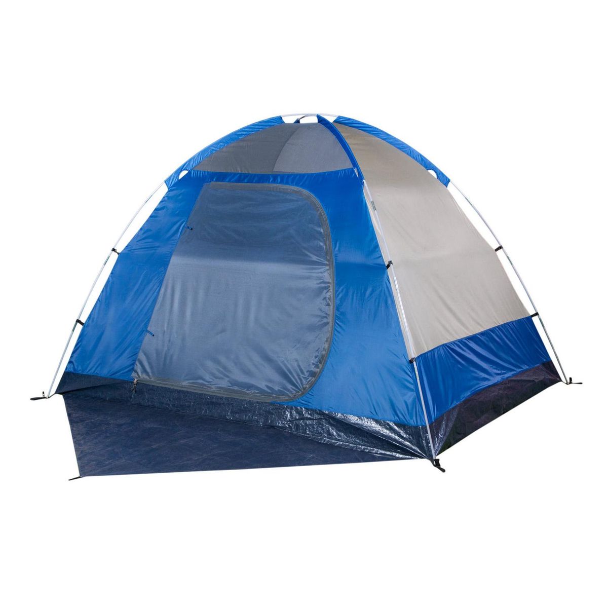 DOITE - Carpa Zander 4 Personas Gris/Azul