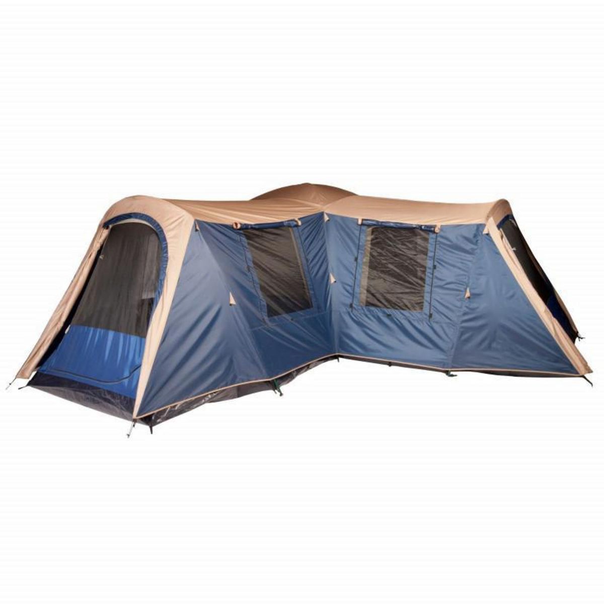 DOITE - Carpa Camping Sunvalley 10 Personas Azul/Dorada