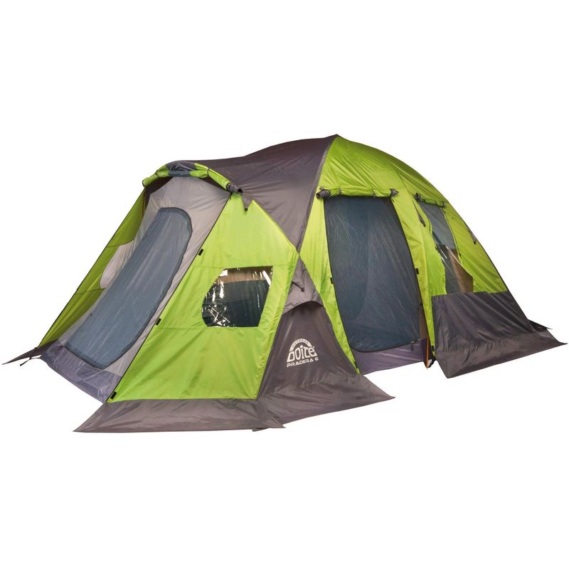 DOITE - Carpa Camping Pradera 6 Personas Verde/gris