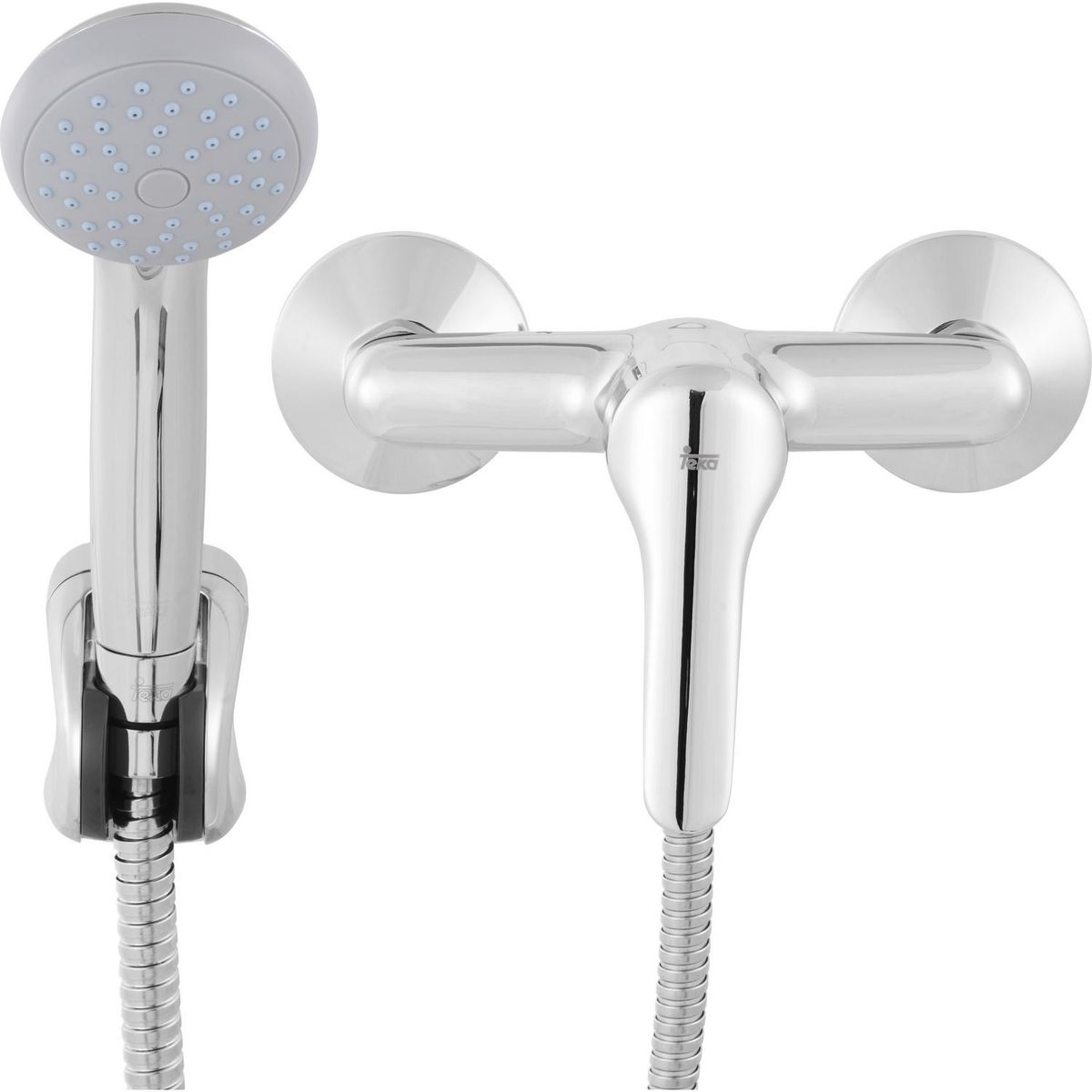 TEKA - Juego de Ducha Plateado