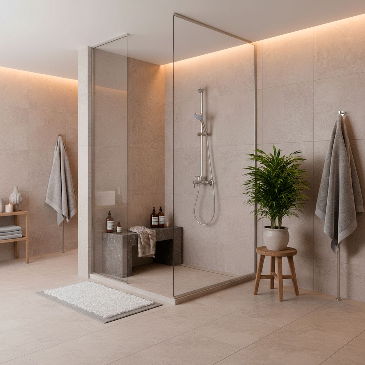 TEKA - Juego de Tina Ducha Vigo Gris