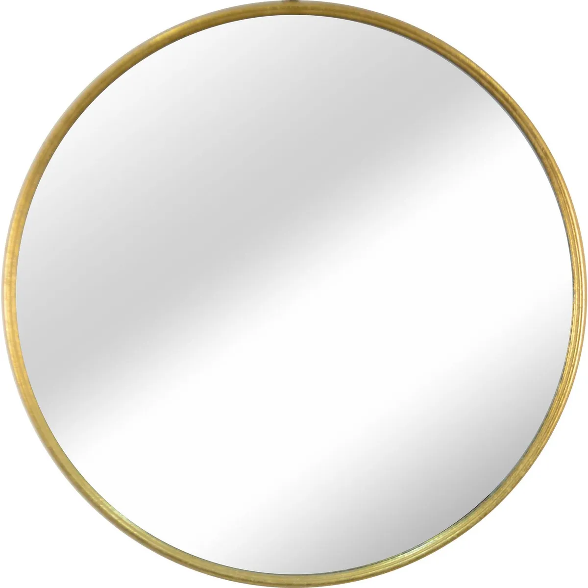 JUST HOME COLLECTION - Espejo Redondo Decorativo 71x71 cm Dorado