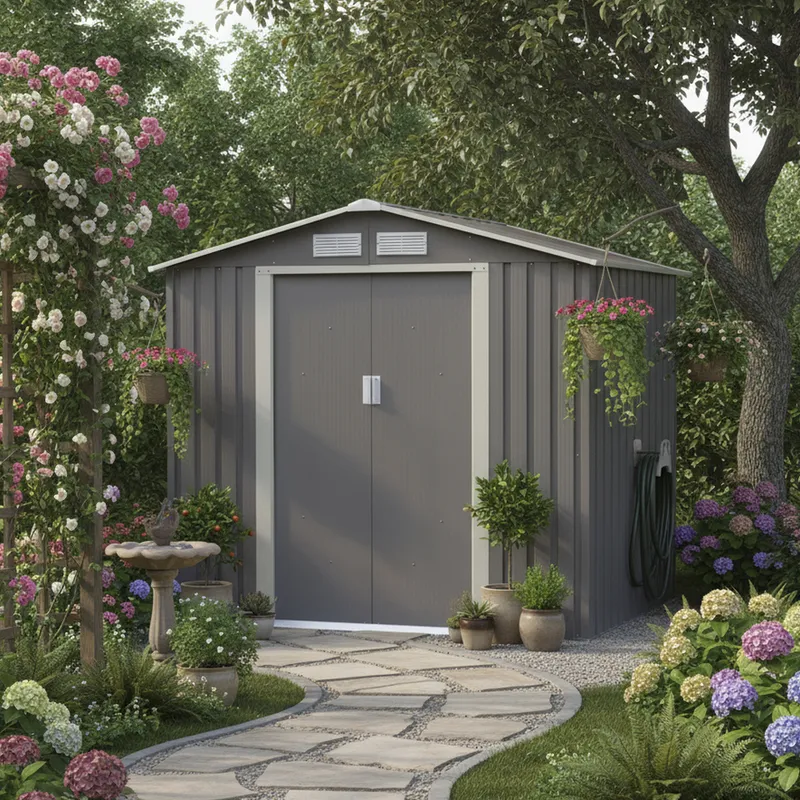 ERGO - Bodega de jardín 201x121x190 cm