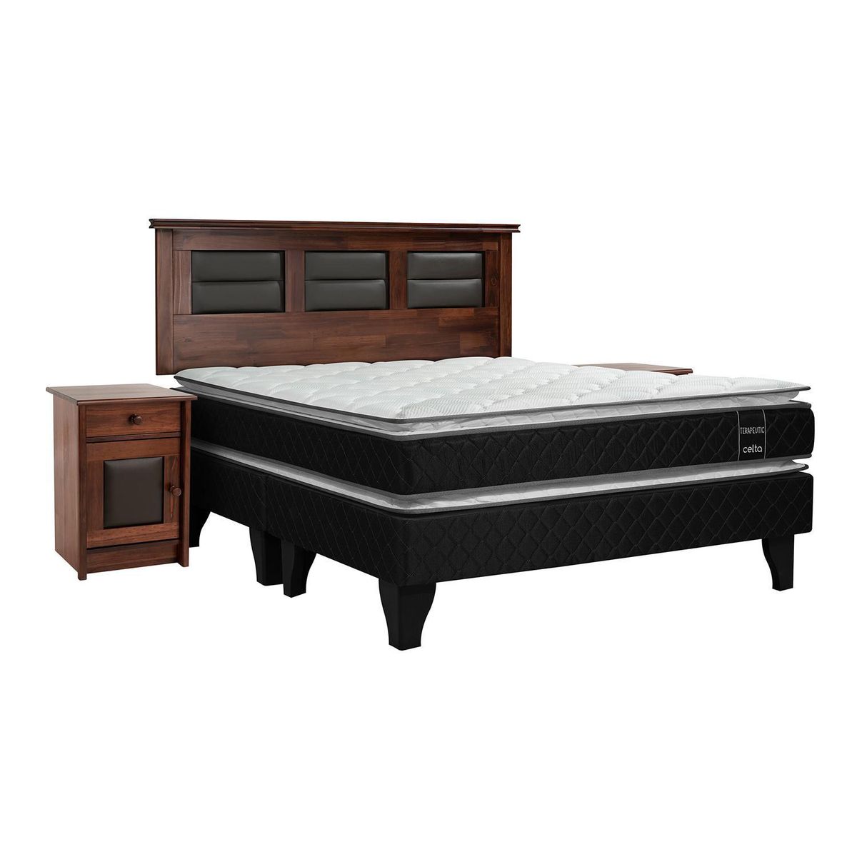 CELTA - Cama Europea Terapeutic King + Muebles