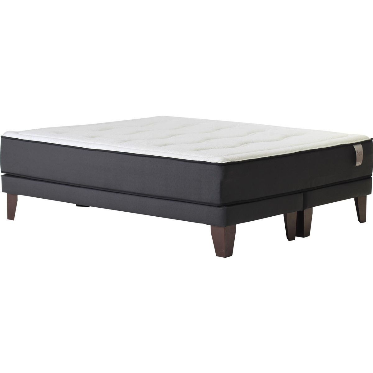 MANTAHUE - Cama King Americana Aureo Gris/blanco