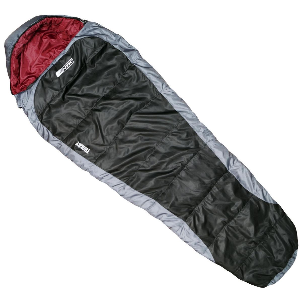 Saco de Dormir Momia Tantri Gris/rojo, marca NAUTIKA - Foto Principal