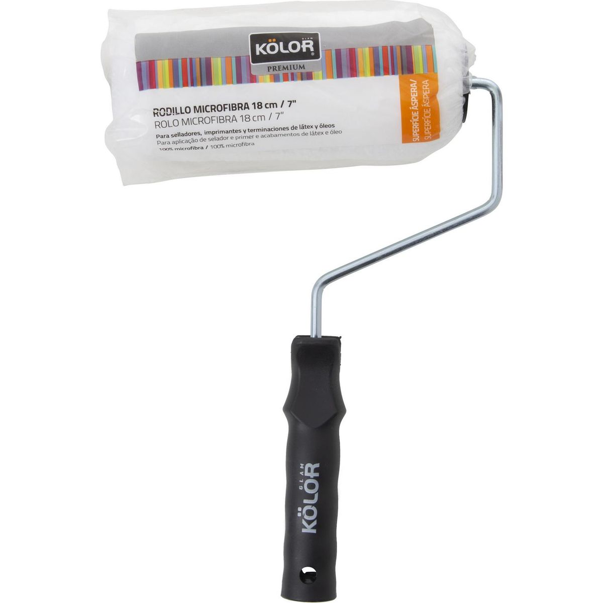 KOLOR - Rodillo microfibra18 cm