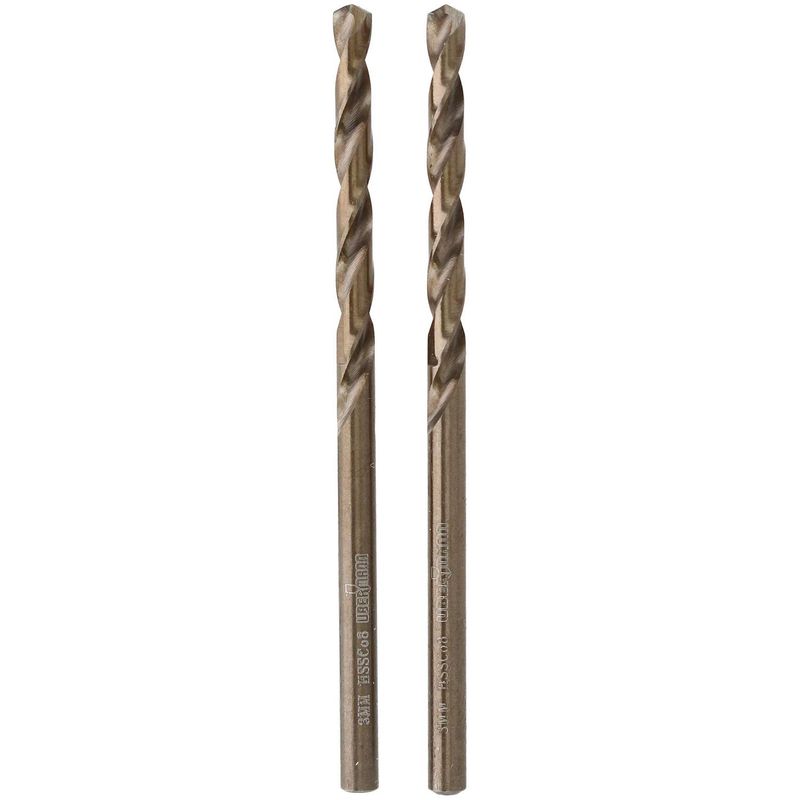 UBERMANN - Broca para metal 3 mm cobalto 2 piezas
