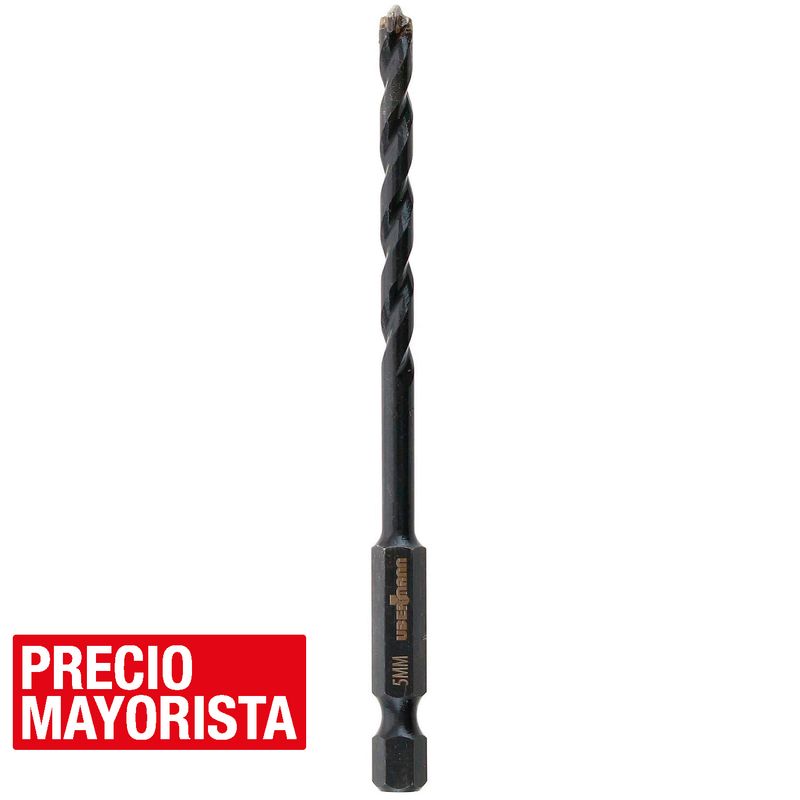 UBERMANN - Broca para concreto 5x102 mm V-Hex