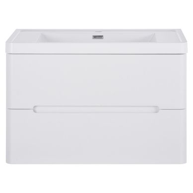 Kit mueble vanitorio 80 cm blanco