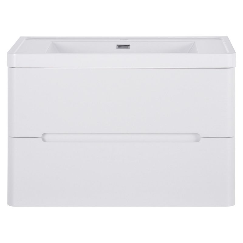 SENSI DACQUA - Kit mueble vanitorio 80 cm blanco