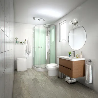 Imagen 2 del producto Kit mueble vanitorio 80 cm taupe