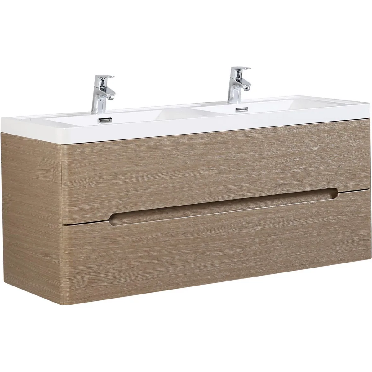 SENSI DACQUA - Mueble Vanitorio River Taupe 120x50x47.6 cm