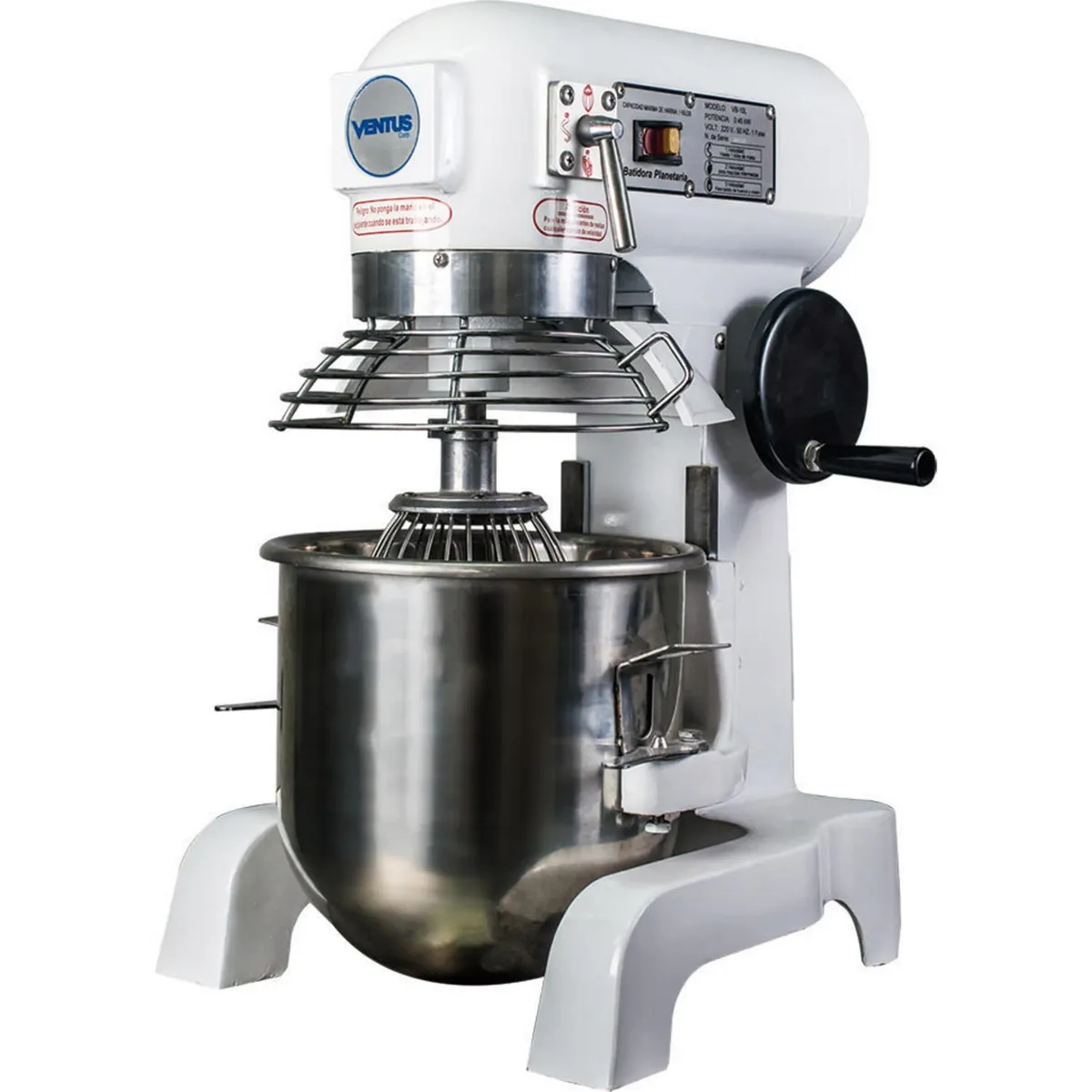 VENTUS - Batidora Industrial 10 l 0.45 W Blanco/Gris VB-10