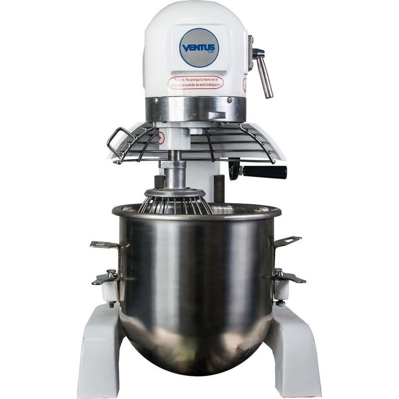 VENTUS - Batidora Industrial 20 l 0.75 W Blanco/Gris VB-20