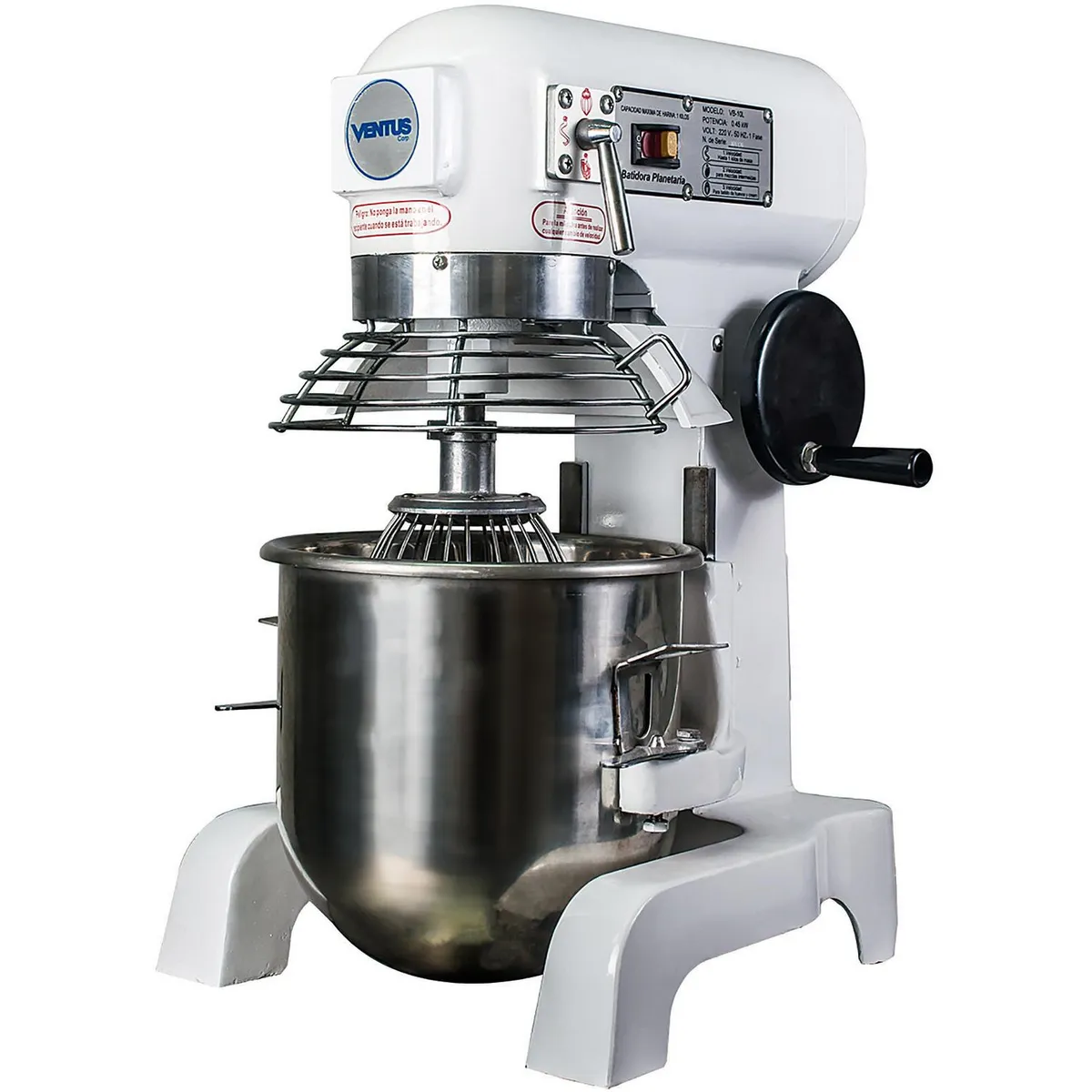 VENTUS - Batidora Industrial 30 l 1100 W Blanco/Gris VB-30