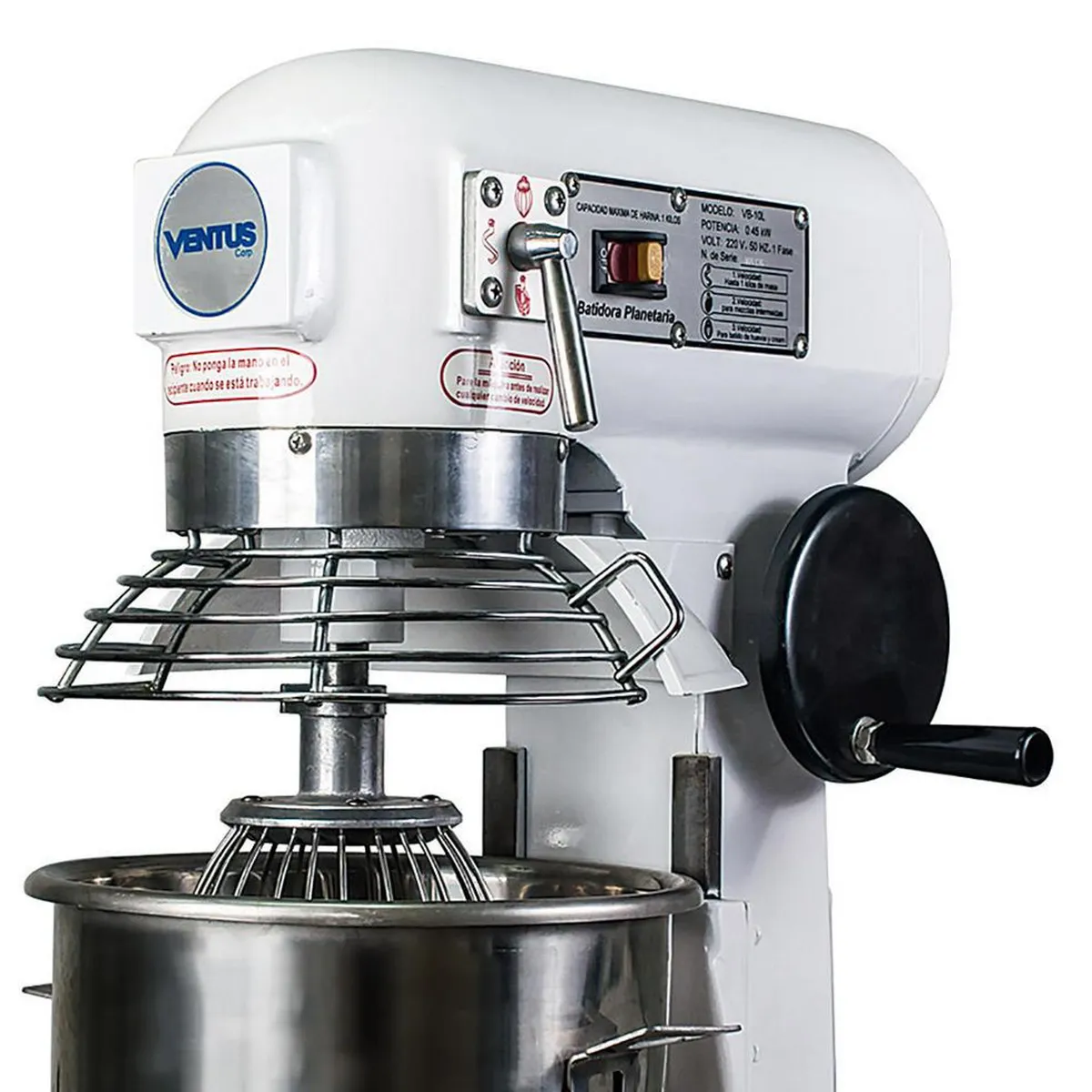 VENTUS - Batidora Industrial 30 l 1100 W Blanco/Gris VB-30