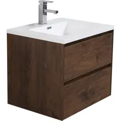 SENSI DACQUA - Kit mueble vanitorio 60 cm chocolate