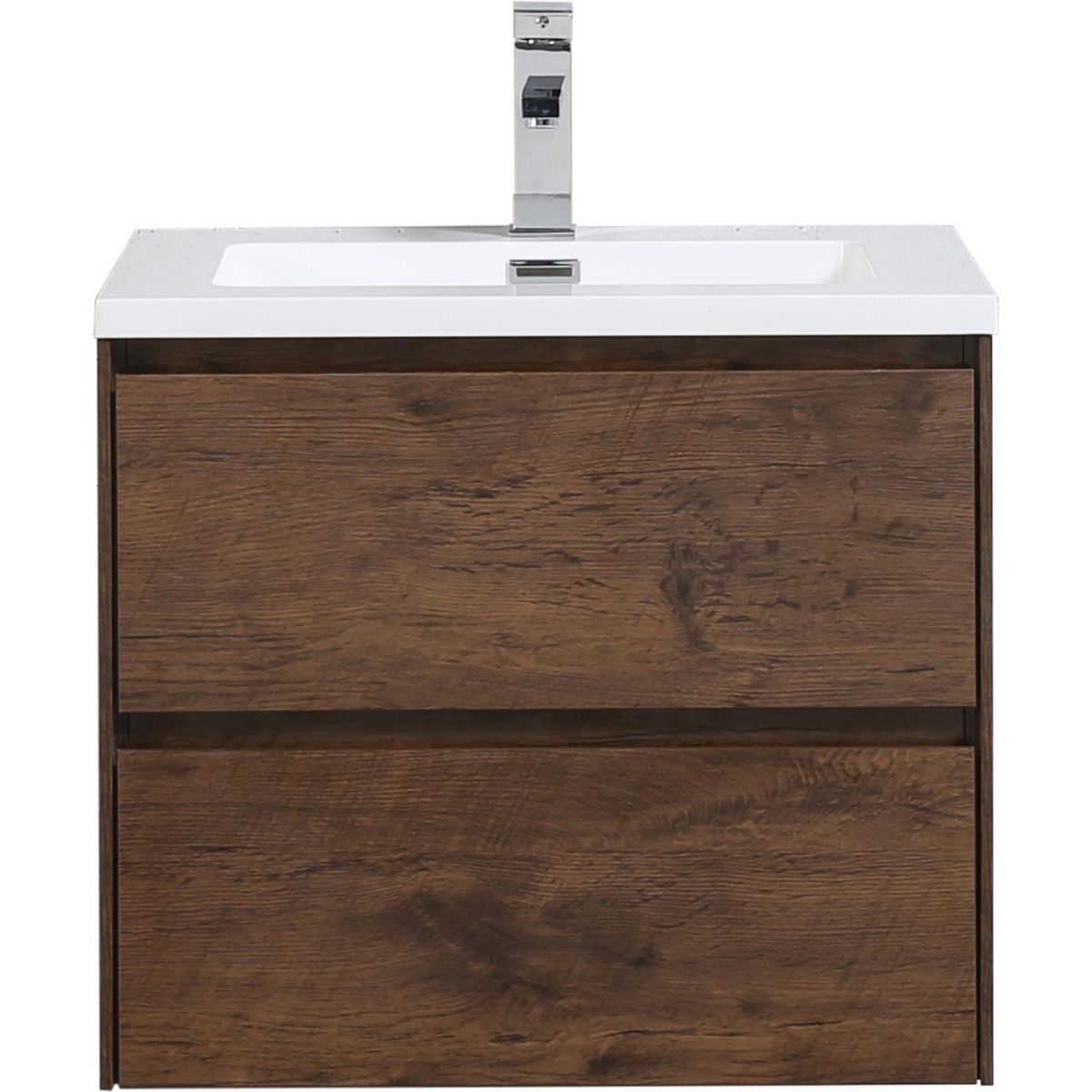 SENSI DACQUA - Kit mueble vanitorio 60 cm chocolate